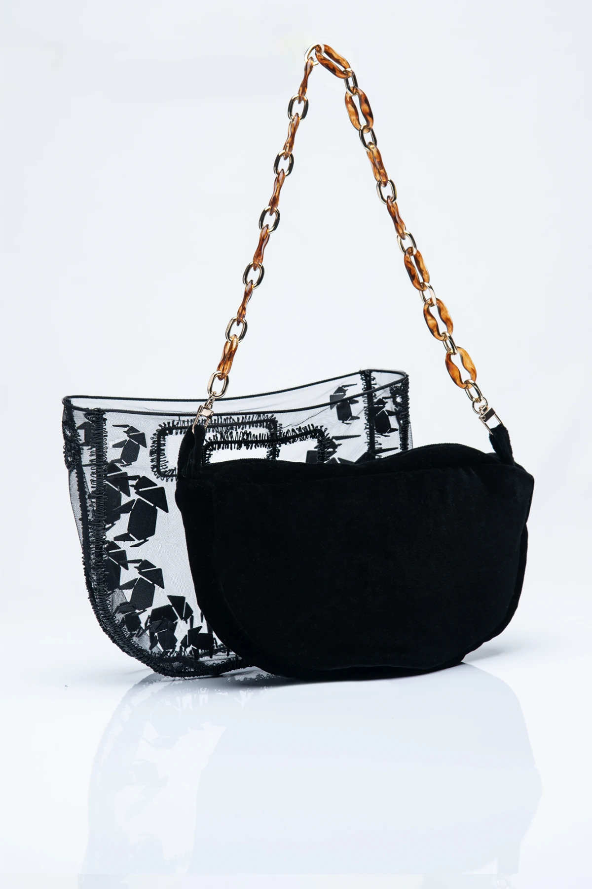 3D-Printed Moon Bag Elephant Night Black - Image 3