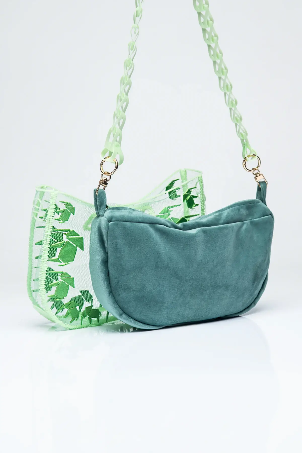 3D-Printed Moon Bag Elephant Verdi Green - Image 8