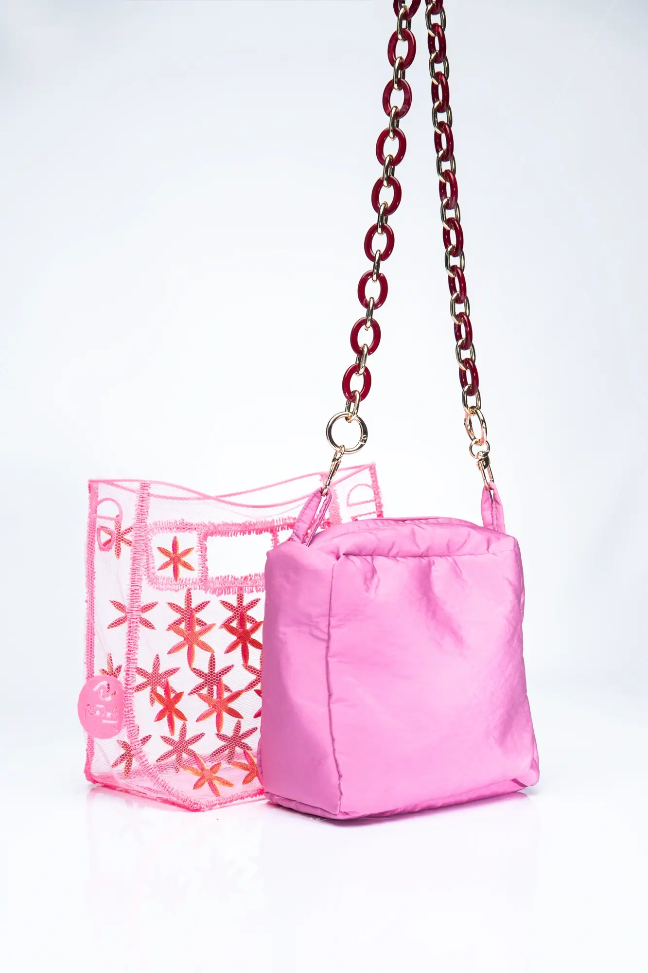 3D-Printed Bag Tulle Star Rose - Image 6
