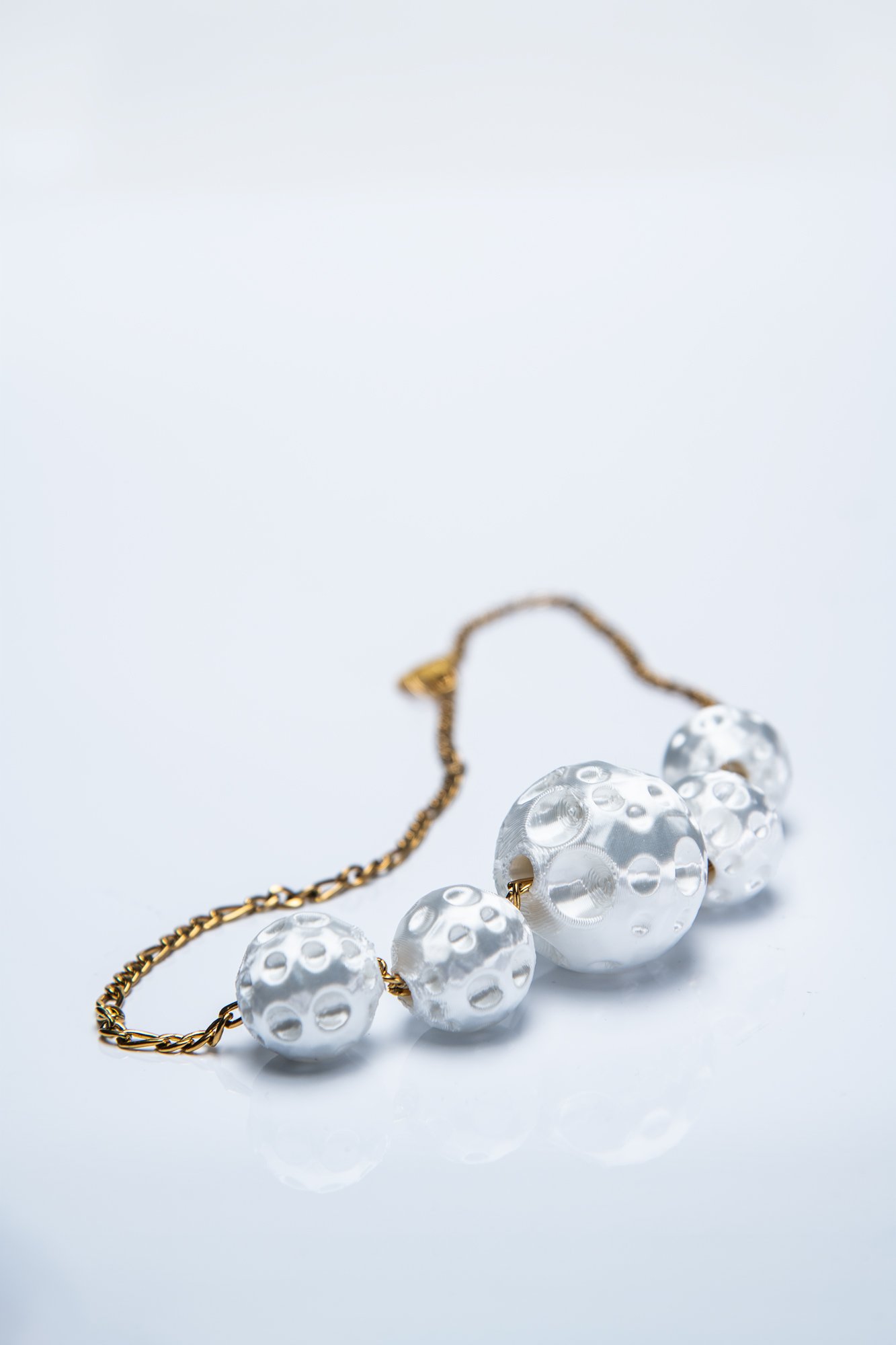 Gargantilla Moon Perla Blanco - Imagen 3