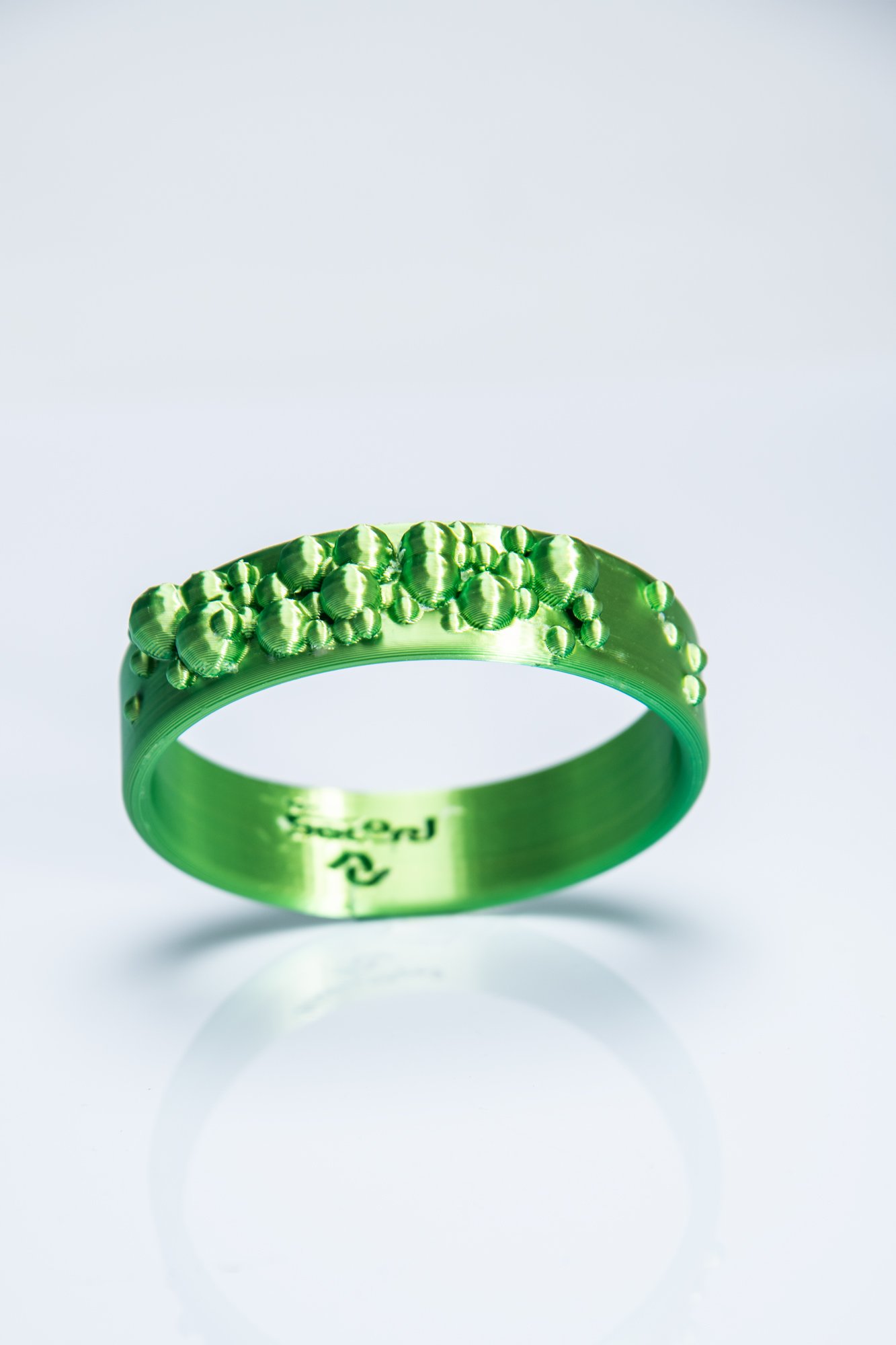 Bubble Bracelet Lime Stardust Green - Image 2