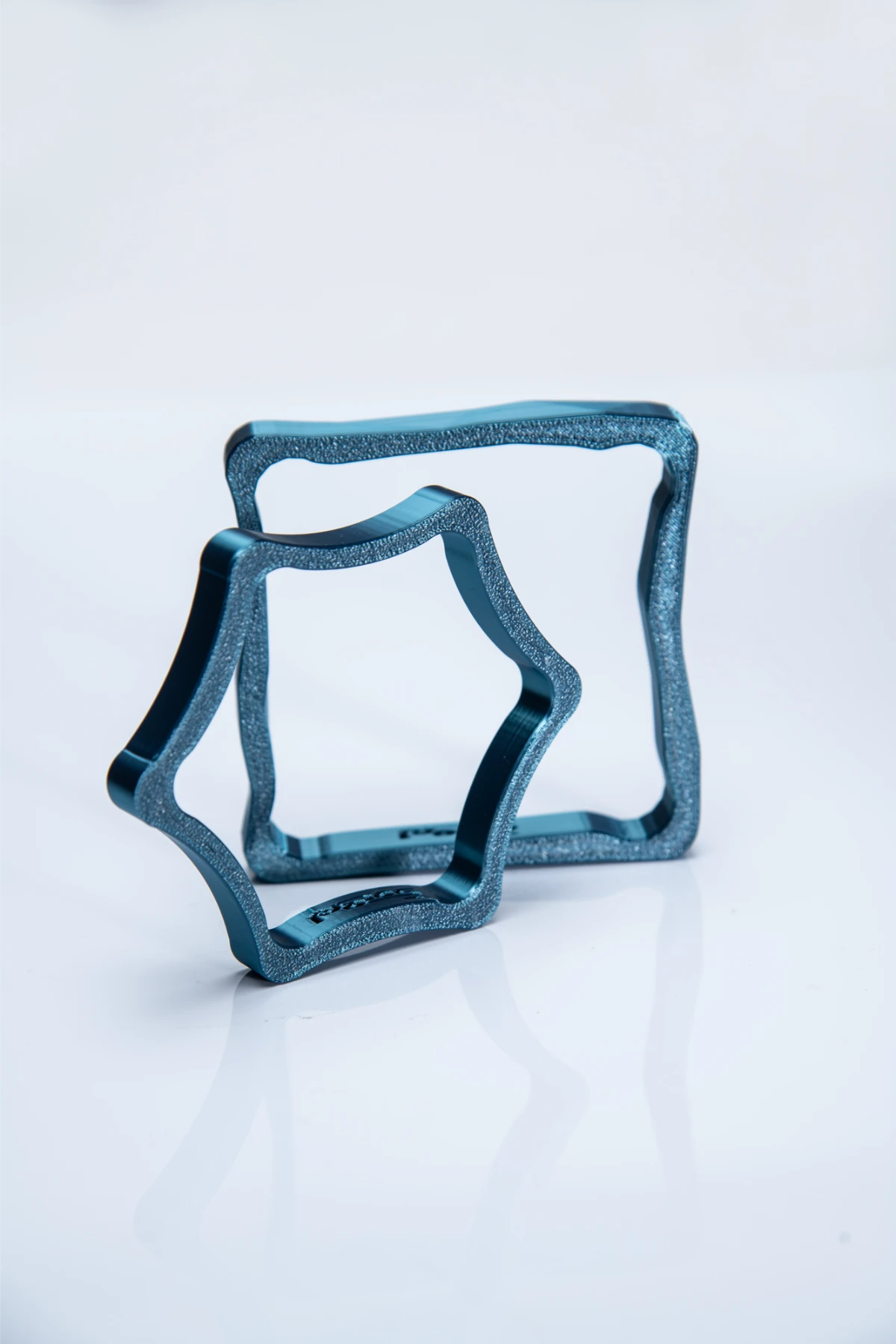 3D-Printed Bracelets Duo Nova Cyan