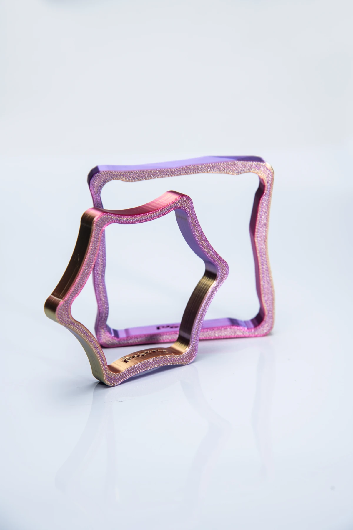 3D-Printed Bracelets Duo Nova Purple