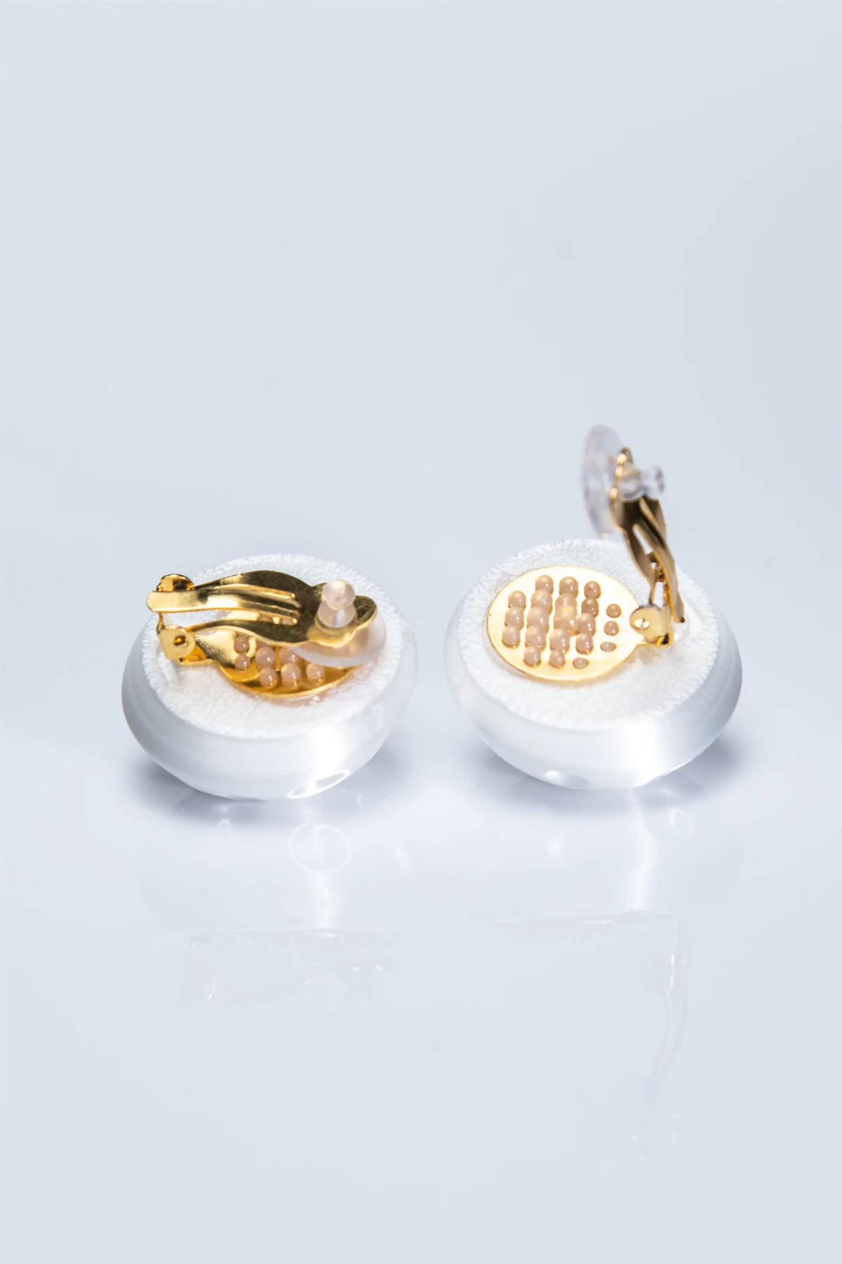 Pendientes Megua Blanco Perla - Imagen 4