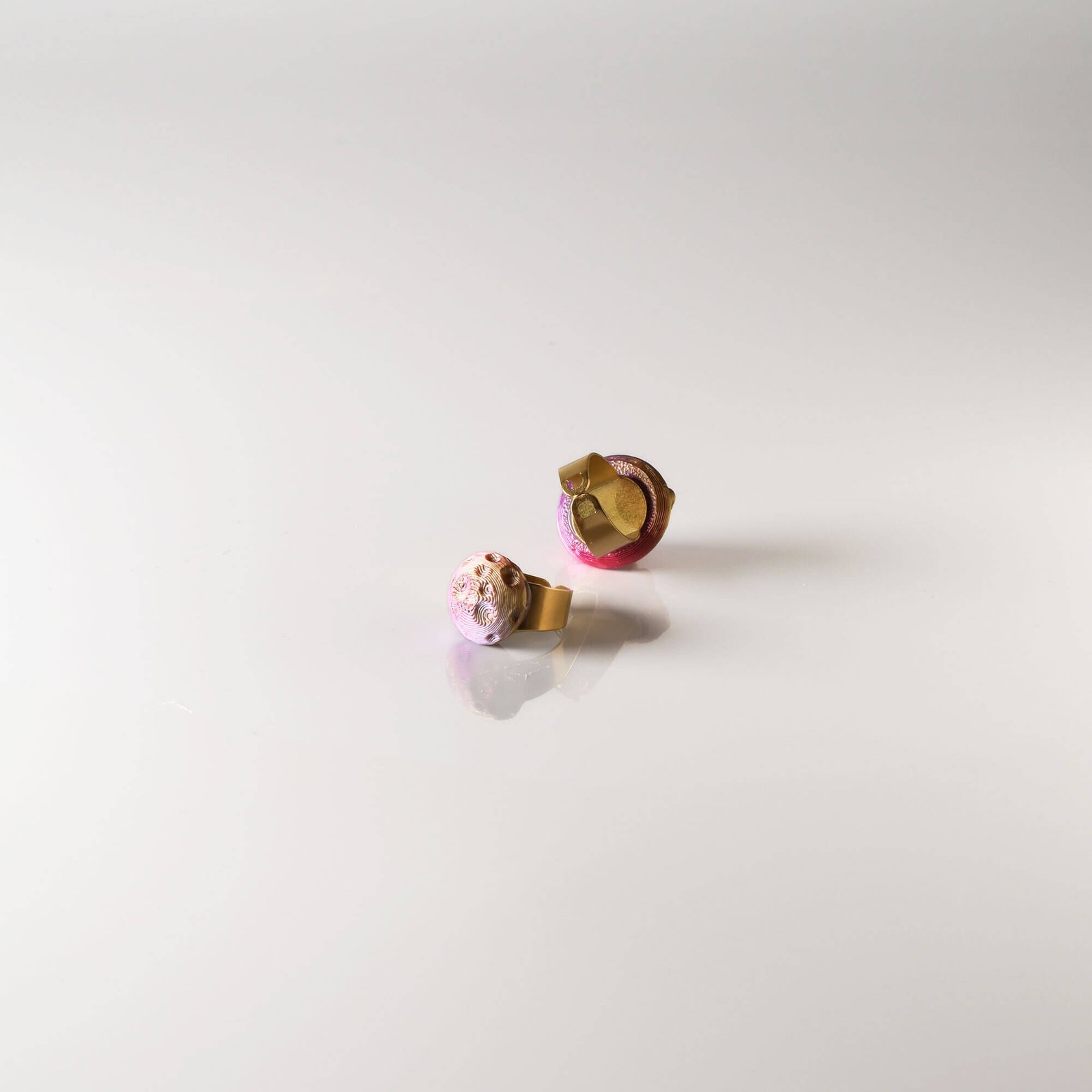 Cosmic Dusk Half Moon ring purple - Image 2