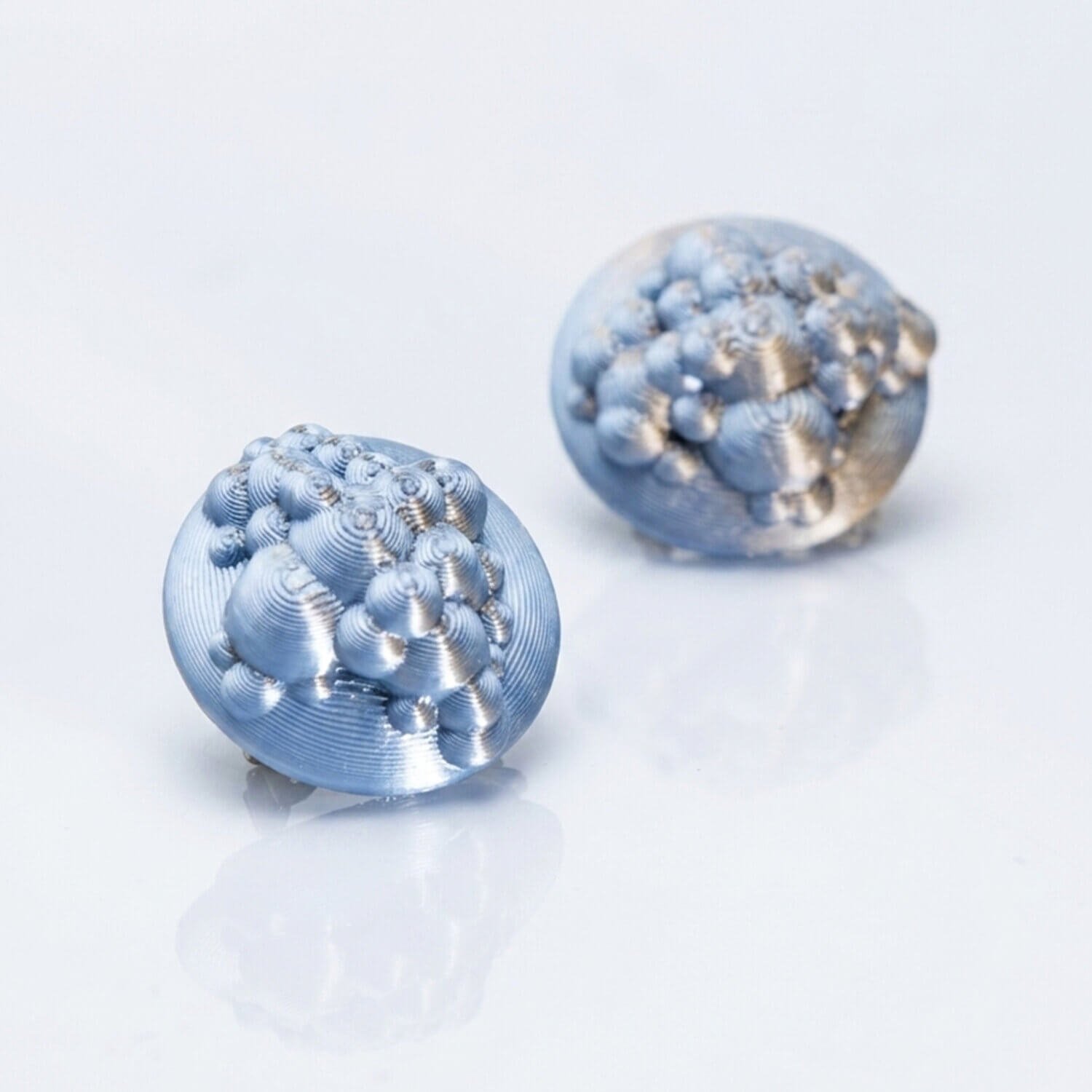 Pendientes Stardust azul cielo
