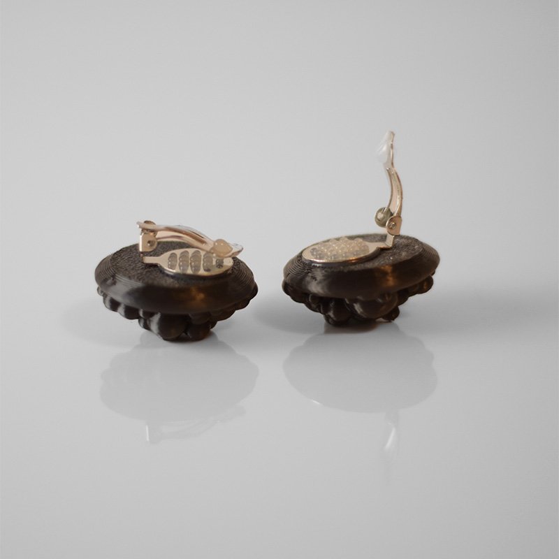 Star Dust earrings black Pearl - Image 3