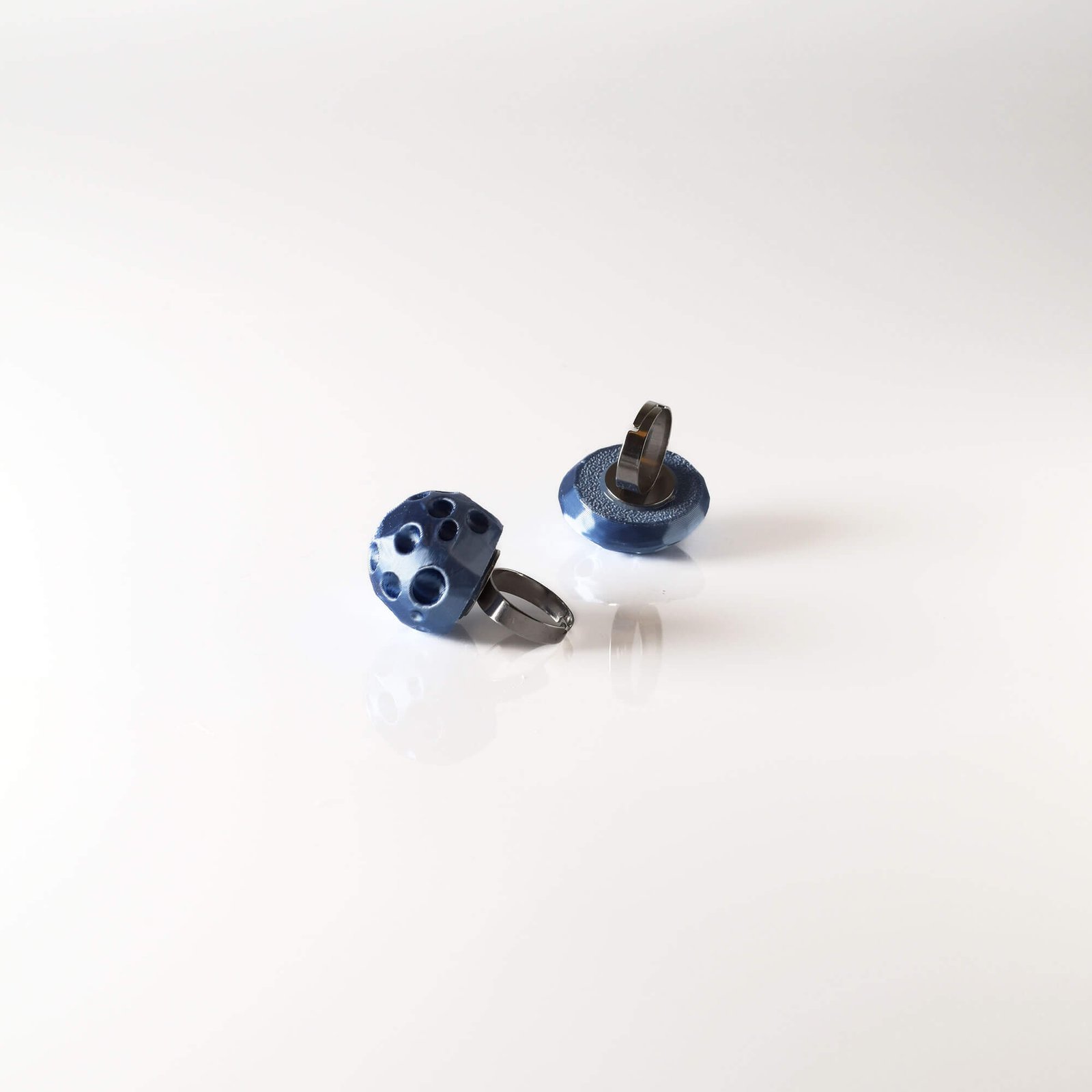 Full Moon Soft Sky ring Blue - Image 8
