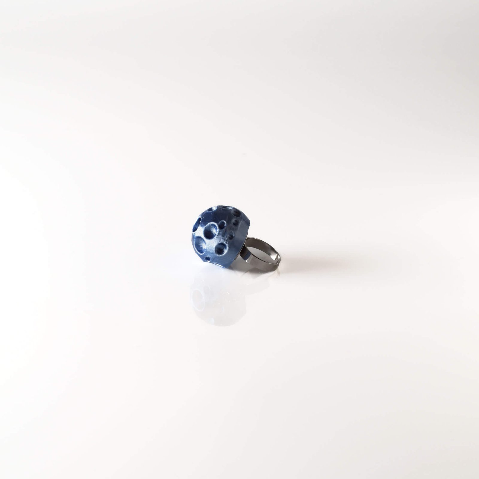 Full Moon Soft Sky ring Blue - Image 7