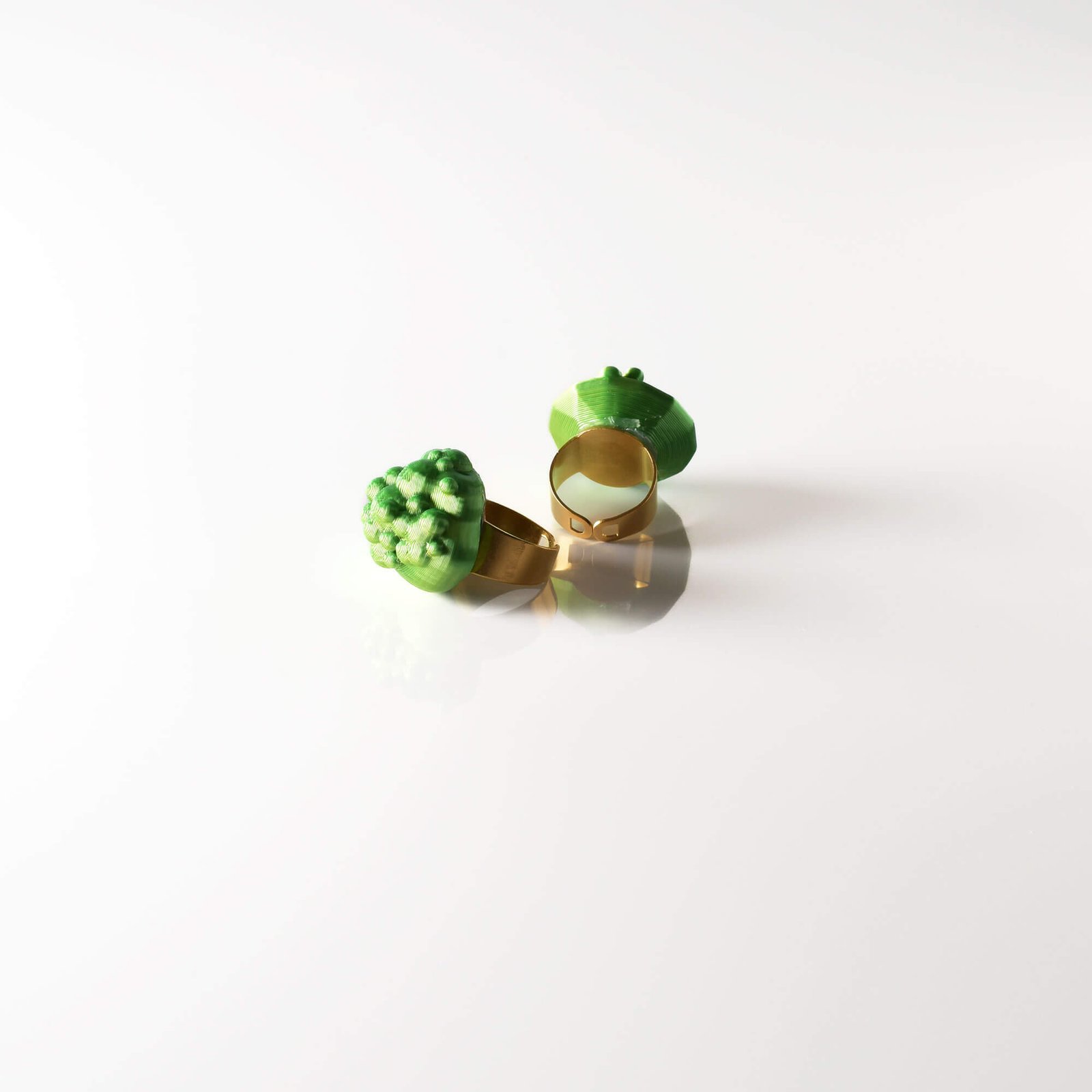 Bubbles ring Emerald Orbit green - Image 4