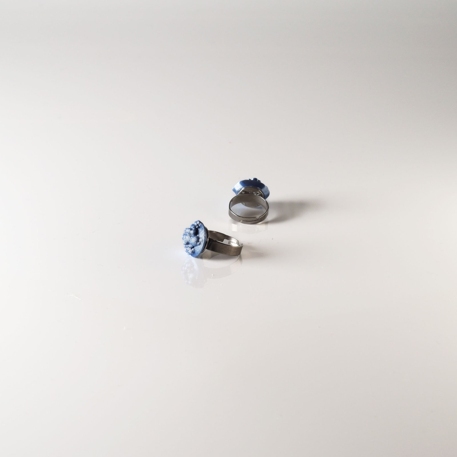 Star Dust ring Soft Sky blue - Image 3