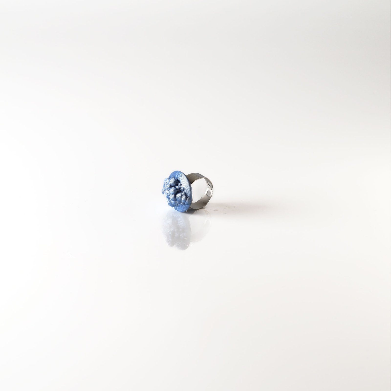 Star Dust ring Soft Sky blue - Image 5