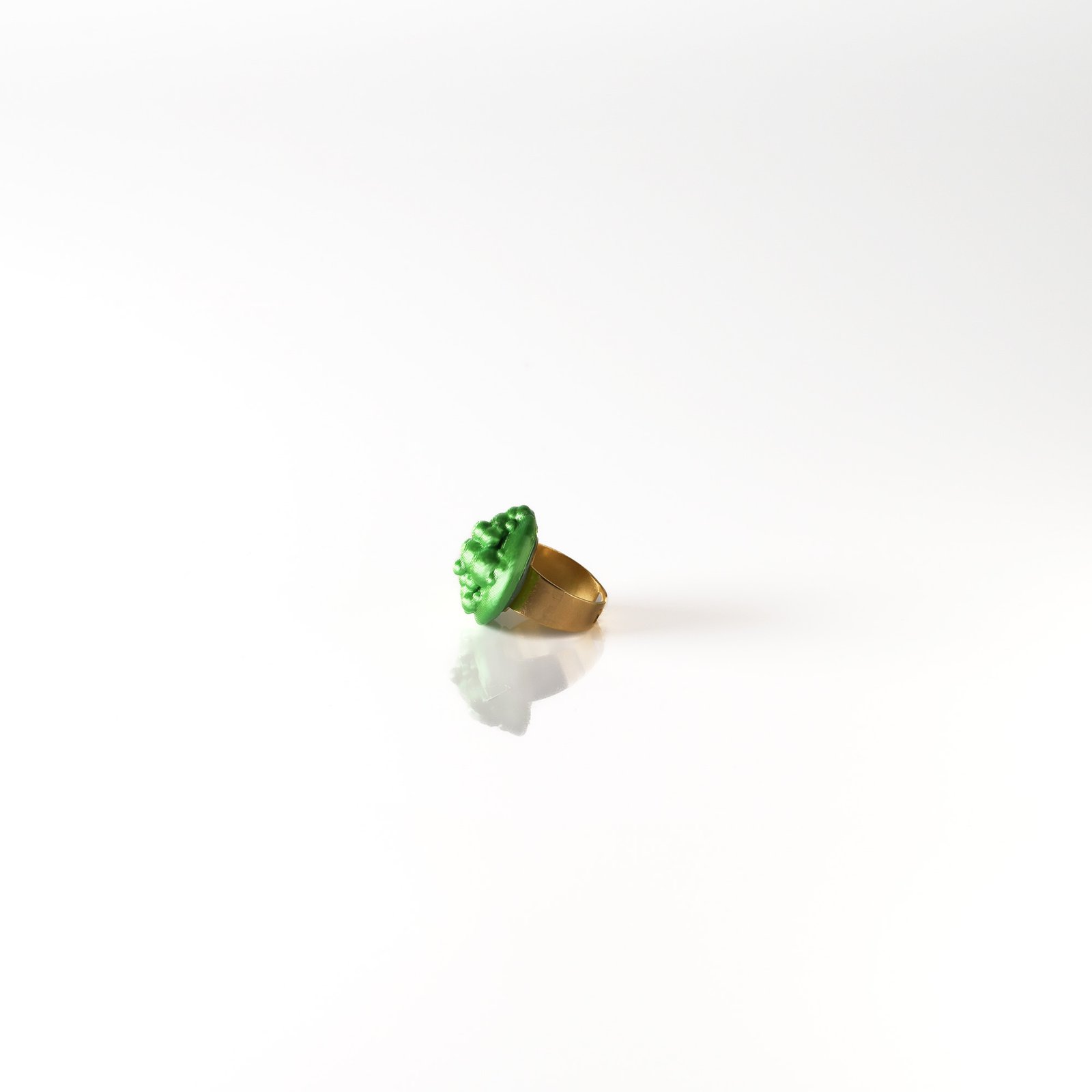 Star Dust ring Emerald Orbit green - Image 2