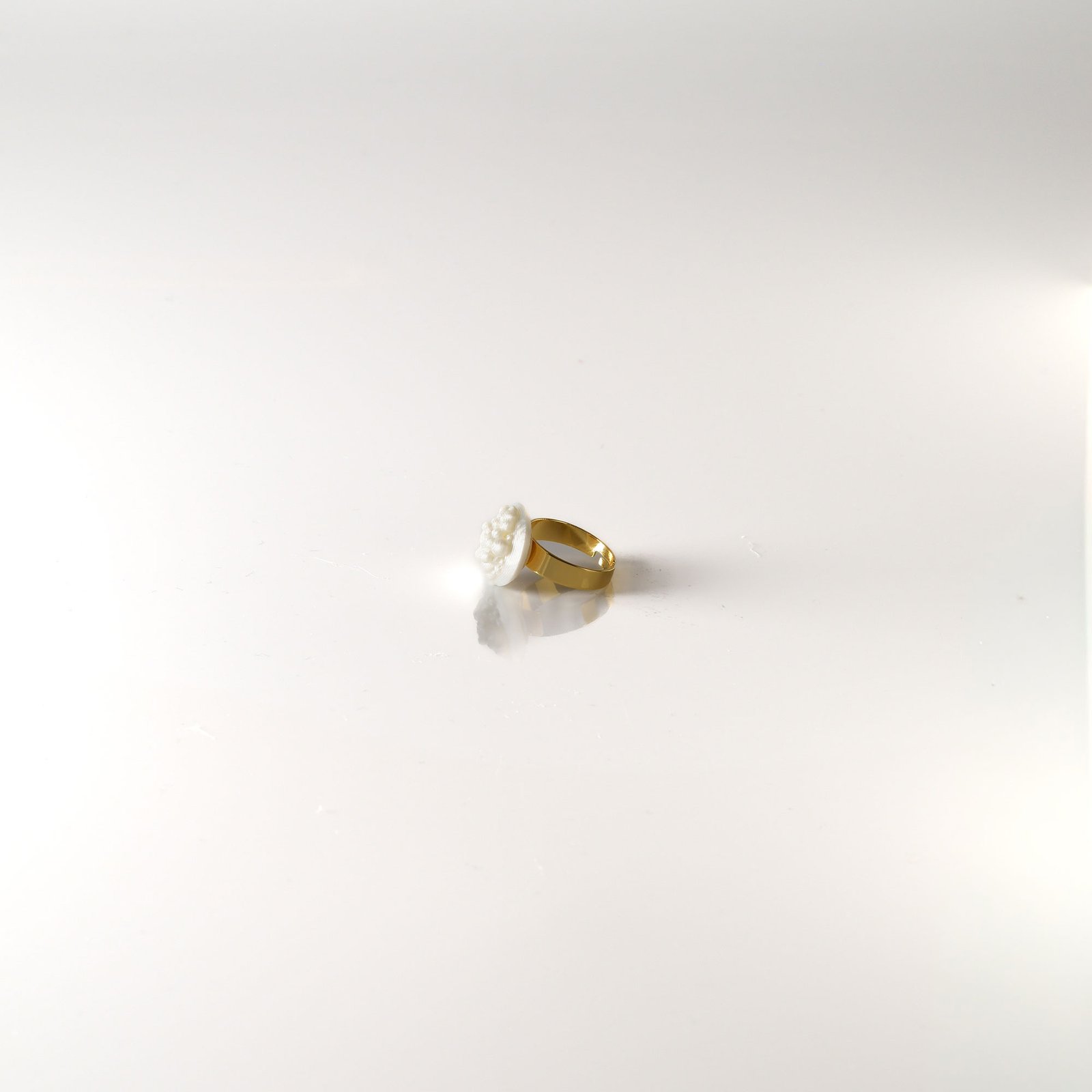 Star Dust ring Moon Light white - Image 6