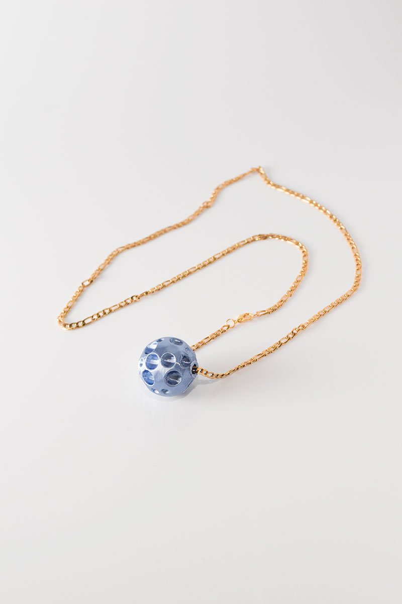 Moon necklace Sky blue - Image 3