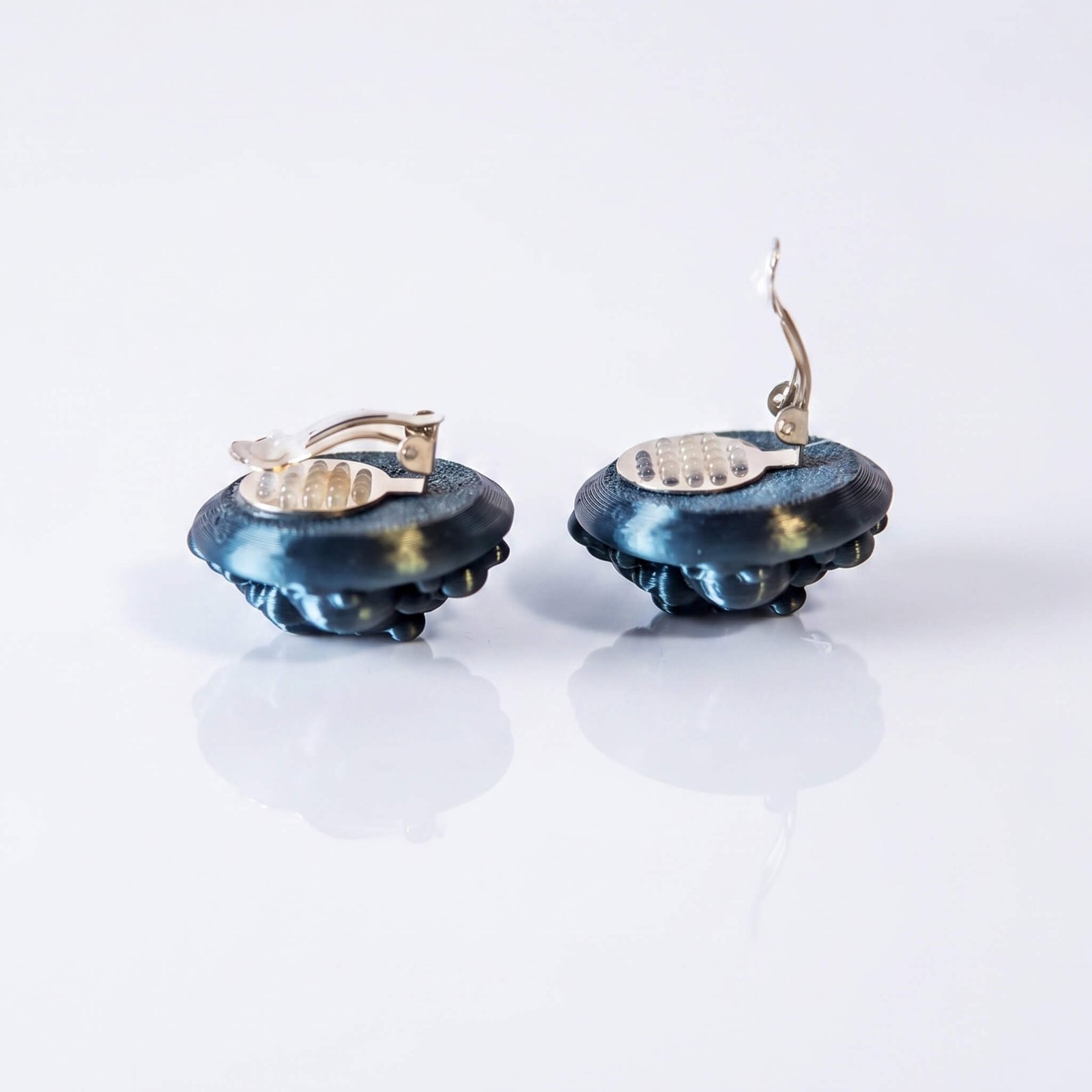Pendientes Stardust cian - Imagen 4