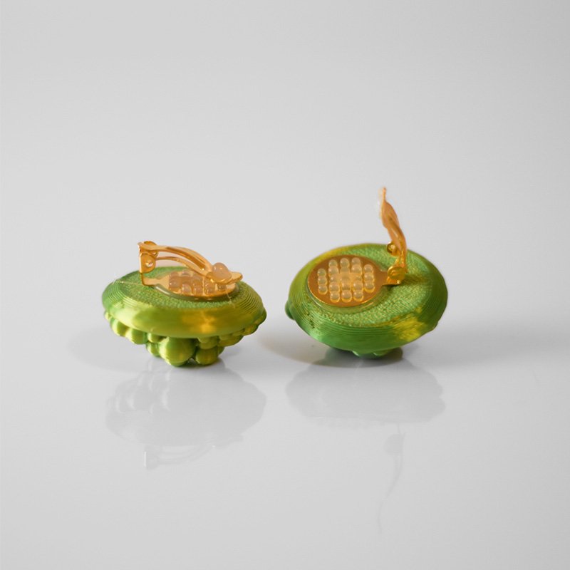 Star Dust earrings green - Imagen 3