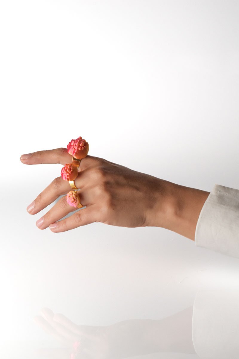 Anillo de burbujas Fuchsia Pulse