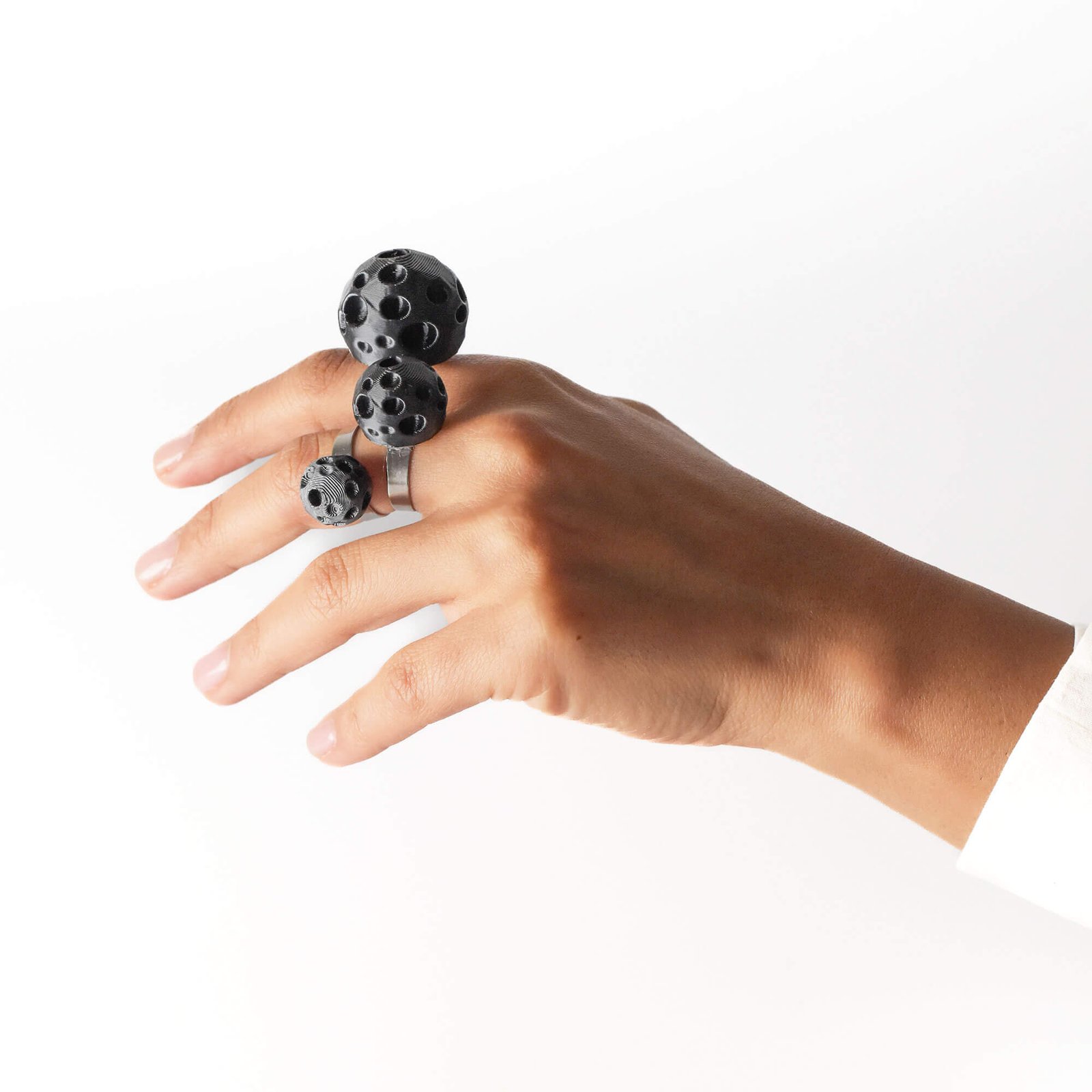 Full Dark Moon ring black - Image 8