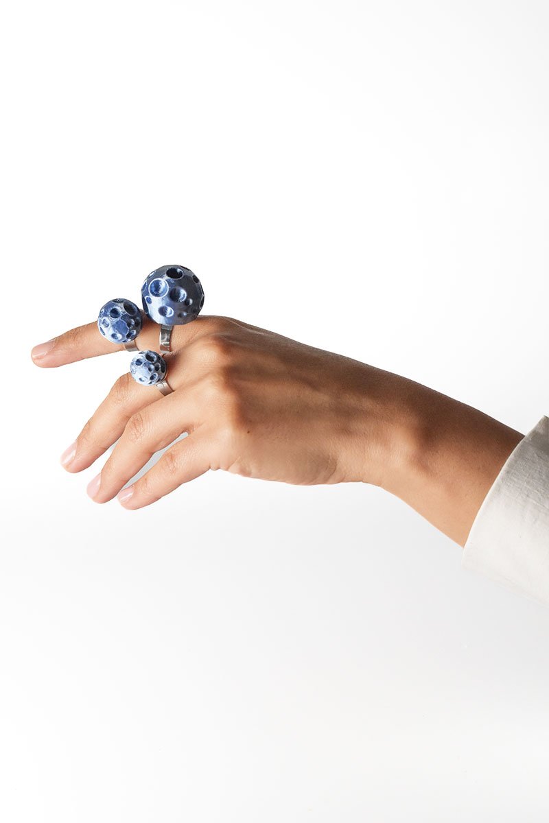 Anillo Full Moon Soft Sky azul